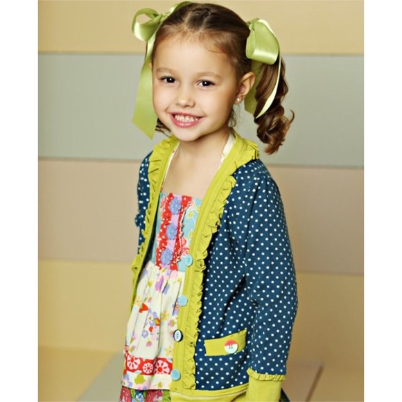 MATILDA JANE • Good Hart American Spoon Cardigan Ruffled Sweater Top - Picture 2 of 7